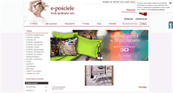 Desktop Screenshot of e-posciele.pl